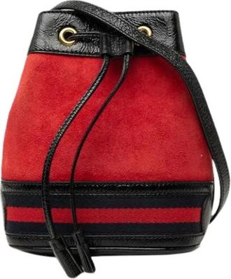Gucci Pre-owned Ophidia Bucket Bag - Pre-owned - Mujer - Rojo - ONE SIZE