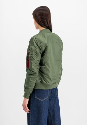 Alpha Industries Bomberjacke ALPHA INDUSTRIES MA-1 VF Vintage Fit 59 W, Damen, Gr. XXL, gr&uuml;n (sage, gr&uuml;n), Obermaterial: 100% Nylon; Futter: 100% Nylon; F&uuml;llung: 100% 