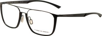 Porsche Design Mens 57mm Black Opticals