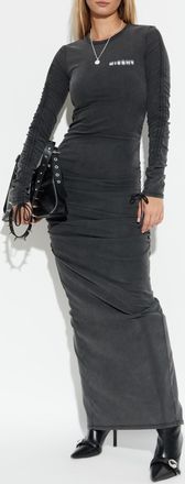 Misbhv Dress With Logo, Womens, Grey