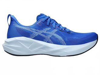 Asics Mens Novablast 5 Running Shoes In Illusion Blue/light Blue