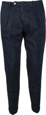 Michael Coal Katoen Elastaan Broek - Heren - Slim Fit Broeken - Blauw - W29 - Katoen - Broeken