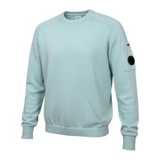 C.P. Company Sweatshirts, male, Blue, Size: 2XL Pullover Baumwoll-Krepp