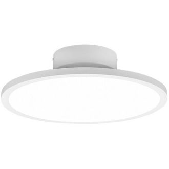 Trio Leuchten Plafoniera TRAY LED inclinabile dimmerabile D.40cm in metallo bianco 640910131