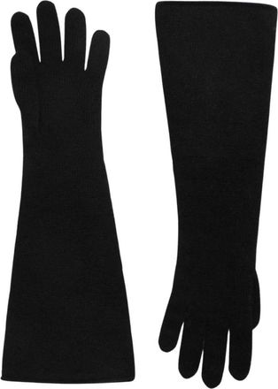 Darkpark Wol Kasjmier Zwarte Handschoenen - Dames - Handschoenen - Zwart - ONE Size - Wol - Accessoires