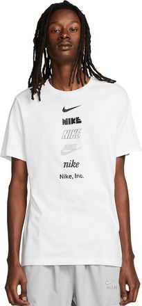 Nike Multi Stack Logo T-Shirt White DZ2875-100