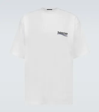 【カラー2色あり♪】Balenciaga T-shirts and Polos White New Balenciaga Back T-shirt Medium Fit in Off White