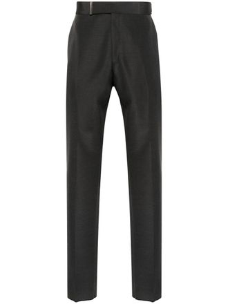 Tom Ford Pantaloni sartoriali con cintura - Grigio