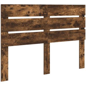 vidaXL Cabecero Roble Ahumado 140 Cm Madera De Ingenier&iacute;a Vidaxl