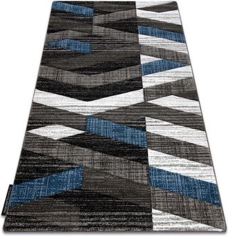RugsX Alfombra Alter Bax Rayas Azul Blue 80x150 Cm