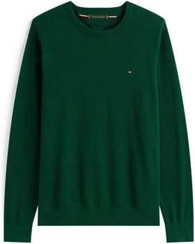 Tommy Hilfiger pullover fijn gebreid groen