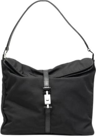 Gucci Pre-owned Jackie Schoudertas - Dames - Vintage Schoudertas - Zwart - ONE Size - Leer - Vintage