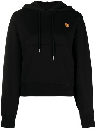 Kenzo Tiger patch hoodie - Black