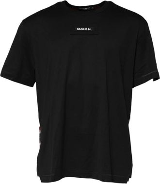 Dolce & Gabbana Camouflage Logo Crew Neck T-shirt - Heren - T-shirts - Veelkleurig - L - Katoen - Tops