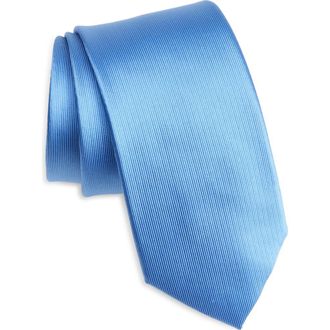 Duchamp Solid Silk Tie in Light Blue at Nordstrom Rack