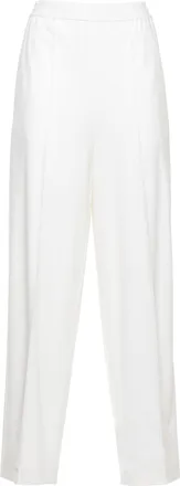 Fabiana Filippi White Lightpoint Detail Viscose Pants