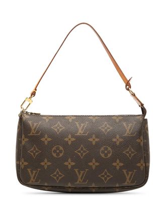Louis Vuitton 1998 Monogram Pochette Accessoires shoulder bag - women - Fabric/Leather - One Size - Brown