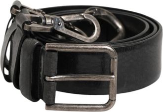 Dolce & Gabbana Dress Belt - Dames - Riemen - Zwart - ONE Size - Leer - Accessoires