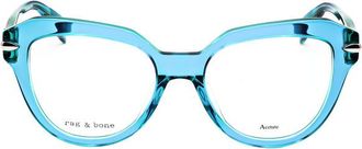 Rag & Bone Ladies Blue Cat Eye Eyeglass Frames RNB3073-1