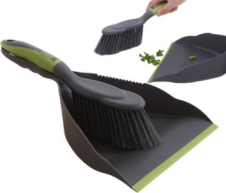 OEM 2-delige 32.5 Cm Kleine Veger En Stofschop, Compact Licht Huiselijke Schoonmaakset Voor Kukenwerkbladen En Vloervuil
