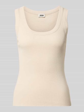 Drykorn Tanktop mit Rundhalsausschnitt Modell TAVIRA in Offwhite, Gr&ouml;&szlig;e XL