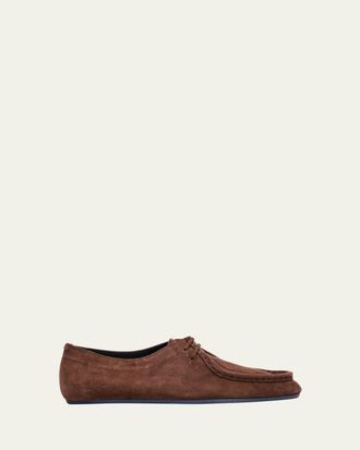 Jil Sander Mens Suede Moccasin Shoes