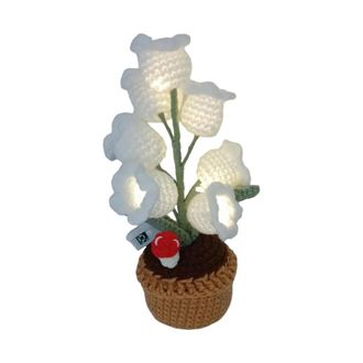 OEM Planta En Maceta Hecha A Mano Del Valle - Luz Nocturna Blanca