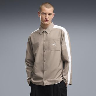 Puma Camicia T7 dal taglio morbido da uomo, Accessori, Beige, XXL