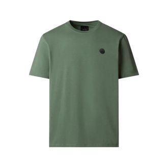 North Sails T-Shirts, male, Green, Size: XL Stretch Jersey T-Shirt