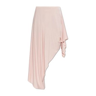 Maison Margiela Midi Skirts, female, Pink, Size: XS Asymmetrical Midi Skirt