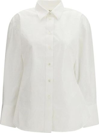 R&oacute;he Camicia Sagomata in Popeline - - Blouses & Shirts - Donna - Bianco - M