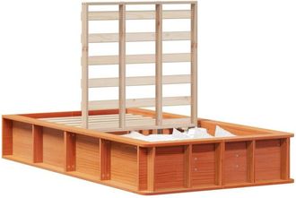 vidaXL Bed Frame Wax Brown 75 x 190 cm Solid Pine Wood vidaXL