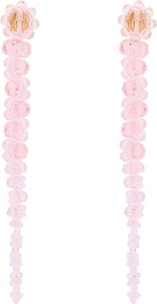 Simone Rocha Drip Oorbellen - Dames - Oorbellen - Roze - ONE Size - Accessoires