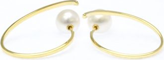 Tasaki yellow (18K) Hoop Earrings (Pre-Owned)