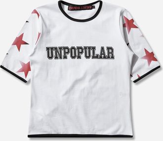 Chopova Lowena Women s Unpopular Fitted Jersey Top White