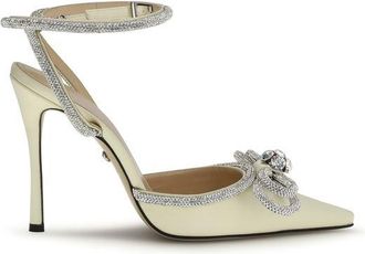 Mach & Mach Bicolor Silk High Heel Womens Pumps