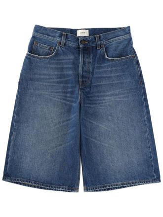 Haikure Denim Solid Shorts