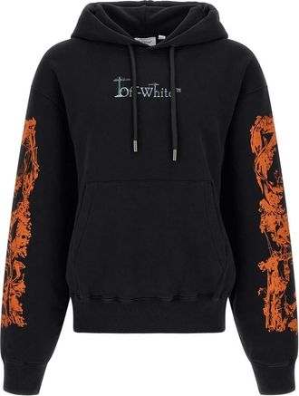 Off-white City Nature Hoodie - Heren - Hoodies - Zwart - S - Katoen - Hoodies & sweatvesten