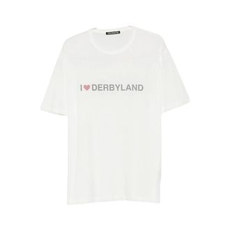 Cole Buxton Slogan Print Crewneck T-Shirt - male - Cole Buxton - T-Shirts - White - 2XL - Tops