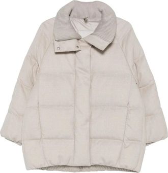 Duno Ballon X Piumino - Dames - Winterjassen - Beige - S - Wol - Jassen