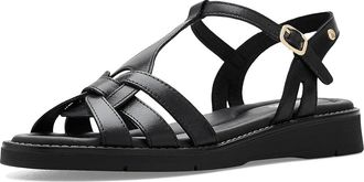 Pikolinos Roquetas W9B Womens Flat Shoes Black : EU 41 (US Womens 10-10.5) B - Medium, Leather/Synthetic