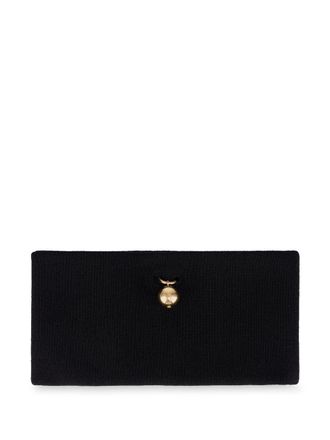 Philosophy di Lorenzo Serafini pierced neck warmer - Black