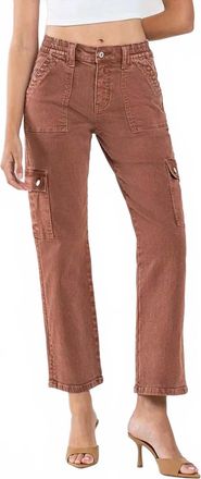 Flying Monkey Dixie Utility Jeans In Brown