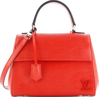 Louis Vuitton Cluny Top Handle Bag Epi Leather BB satchel - Rood