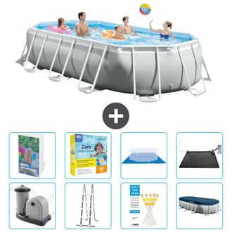 Intex Piscina Prism Frame Oval - 503x274x122 Cm - 9-piezas S582