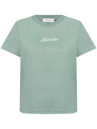 Lanvin Mint Green Short-Sleeved Top