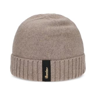 Borsalino City Beanie - Dames - Hoeden - Bruin - ONE Size - Kasjmier - Accessoires
