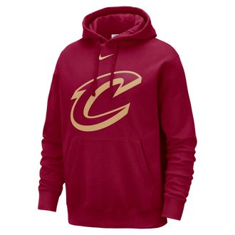 Nike Cleveland Cavaliers Club Nike Mens NBA Pullover Hoodie in Red | HM9874-677