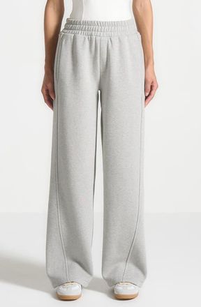 Mani&egrave;re De Voir Iris Relaxed Joggers in Grey at Nordstrom, Size 10