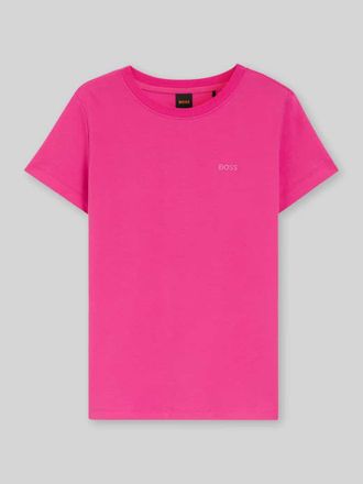 Boss Orange by Hugo Boss BOSS Orange Regular Fit T-Shirt aus reiner Baumwolle Modell ESOGO in Pink, Gr&ouml;&szlig;e XL